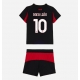 Tanie Strój piłkarski AC Milan Rafael Leao #10 Koszulka Podstawowej dla dziecięce 2025-26 Krótkie Rękawy (+ szorty)